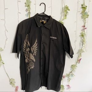 Harley-Davidson Short Sleeve Button Down